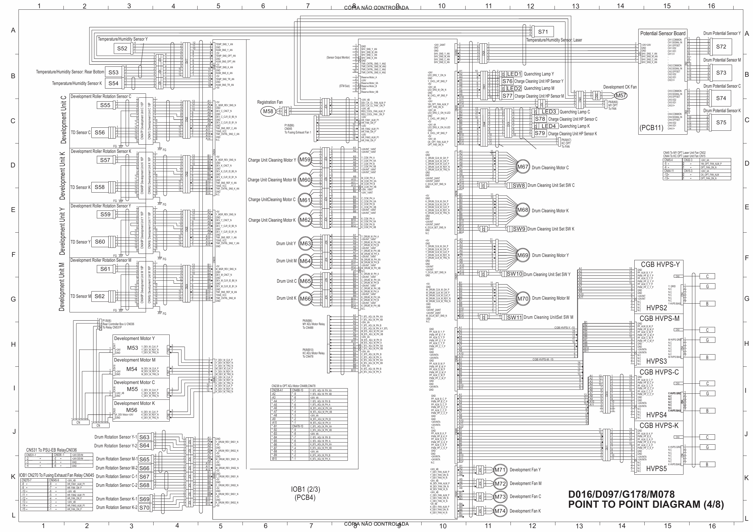 RICOH Aficio Pro-C720s C900s C900 C720 D016 D097 G178 M078 Circuit Diagram-4